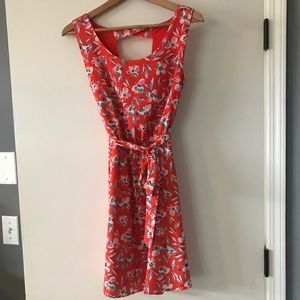 2/$20! Gap orange floral dress
